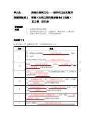 生物之間的微妙關係課文問答|莊之模 莊孔嘉《生物之間的微妙關係》（節錄）工作。